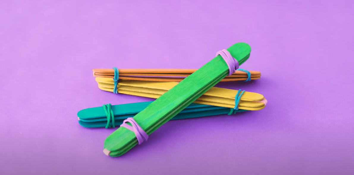 Craft Stick Harmonica Create with PEBBLES