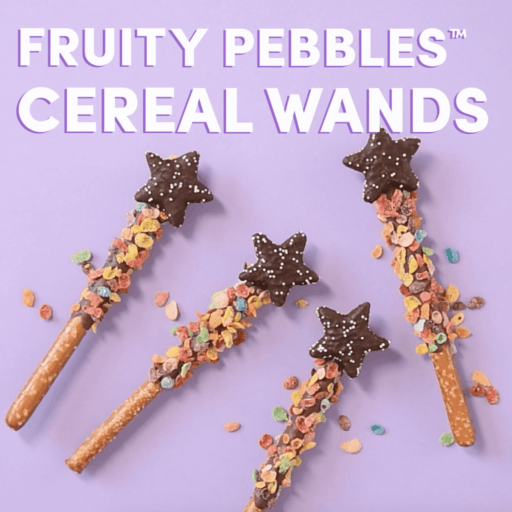 Fruity PEBBLES Fireworks on a stick recipe