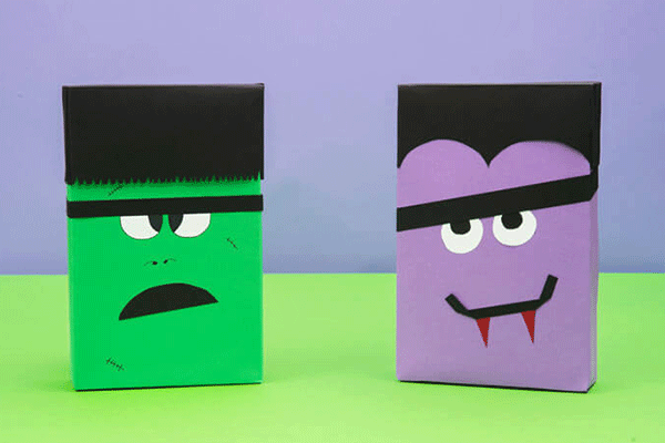 Spooky goofballs craft